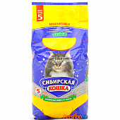 Наполнитель Сибирская Кошка Супер комкующийся 5 л Наполнитель Сибирская Кошка Супер комкующийся 5 л