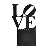  Держатель-подставка для книг "Любовь" черный, 1шт 9343914 