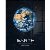  Картина стекло Земля 40х50 