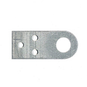 Проушина 30х70/100 прямая цинк Проушина 30х70/100 прямая цинк