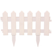  Садовое ограждение "Классика" 4шт, Белый 733-258 