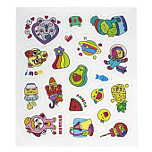  Блокнот с наклейками Позитивный, 32 л, Котик и пончики, 64-8957 