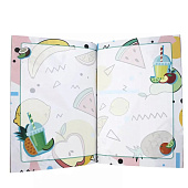  Блокнот с наклейками Позитивный, 32 л, Котик и пончики, 64-8957 