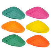  Санки-ледянки треугольник 43х37х7см, пластик   112-010 