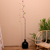  Интерьерный декор из бамбука, цветы пластик 200 см фиолетовый   7779962 