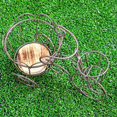  Кашпо-велосипед 20х10х13см . темный 7963890 