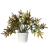  Искусственный цветок в горшке Людвигия бревипес 8,5х21 см, микс  9789796 