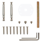  Накладка фиксатор Code Deco Slim WC-3016-CRS, сатиновый хром 