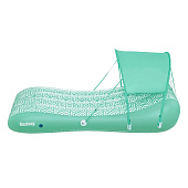  Матрас Bestway для плавания Comfy Chill Shaded Lounge 178x102см с солнцезащитным козырьком, ремкомплект арт.43729 Код272033 