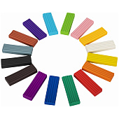  Пластилин 16 цв. классический Brauberg Kids, 320 г, со стеком, 106508 