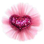 Набор зажимов для волос Сердца и сердце, 2 шт. Набор зажимов для волос Сердца и сердце, 2 шт.