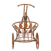  Подставка для цветов "Велосипед", L45 W20 H31 см  817001 