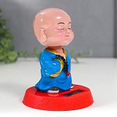  Маятник Будда с чётками, 8х8х9 см, пластик, от солнечной батареи, 7887117 