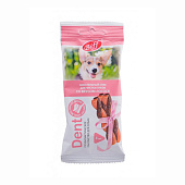  Лакомство для мелких собак DENT жевательный снек лосось 40г 