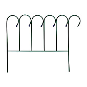  Заборчик садово-парковый, волнистый, 0,7х0,9 м// Россия 65041 