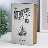  Сейф-книга дерево кожзам Корабль. Чудо. Девид Нельсон 21х13х5 см 5860292 