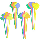  Набор шпажек для канапе "Карты" 20 шт. (L= 90 мм) 