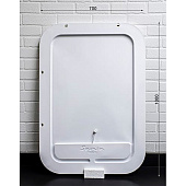  Зеркало с LED подсветкой Elis 100 white Sansa SEe1045Z Домино 