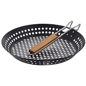 Жаровня для морепродуктов и овощей с АНТИПРИГАРНЫМ покрытием, складной ручкой, BOYSCOUT Жаровня для морепродуктов и овощей с АНТИПРИГАРНЫМ покрытием, складной ручкой, BOYSCOUT