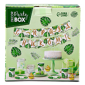 Набор бумажной посуды декор «Эко», 6 тарелок, 6 стаканов, 1 гирлянда, декор фотозоны 7994458 Набор бумажной посуды декор «Эко», 6 тарелок, 6 стаканов, 1 гирлянда, декор фотозоны 7994458