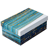  Подарочная коробка «Golden lines», 21х14х8.5 