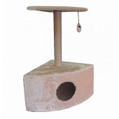  Когтеточка Дом угловой 2, меховой 42х42х29, №023 