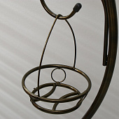  Подставка для цветов, напольная, d = 18 см, бронзовая 9433078 