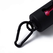  Контейнер с фонариком и с мешками для уборки (15 шт), черный, 9626537 