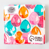 Салфетки бумажные «Воздушные шары», 24х24 см, 20 шт Салфетки бумажные «Воздушные шары», 24х24 см, 20 шт