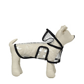  Дождевик для собак, размер XS (ДС 18, ОГ 25-30, ОШ 25 см), чёрный   9381227 