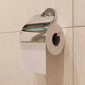  Держатель для туалетной бумаги с крышкой Sena хром глянцевый сплав металлов SENSSC0i43 Iddis 