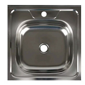  Мойка накладная 50х50см 0,4мм матовая V-406 