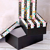  Подарочная коробка «Festive confetti», 23х16х9.5 