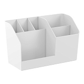  Подставка настольная ErichKrause Submarine Classic белая, пластиковая, 61597 