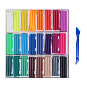  Пластилин мягкий восковой 24 цв. Calligrata, 360 г, 5386134 