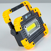  Светодиодный прожектор-светильник аккумуляторный, 9 Вт, 1200 мАч, 3 ААА, USB 