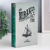  Сейф-книга дерево кожзам Корабль. Чудо. Девид Нельсон 21х13х5 см 5860292 