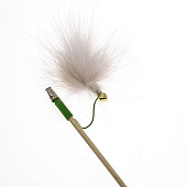  Дразнилка для кошек Мистер Алекс, удочка пушистик с погремушкой 