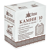  Камень Банные штучки, Яшма"сургучная, обвалованный, средняя фракция (70-140 мм), 10 кг 