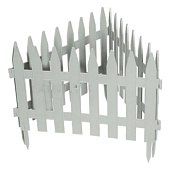 Забор декоративный 36х300 см, белый, Palisad 6500477 