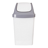  Контейнер для мусора СВИНГ 50,0л Мраморный (3) М2464 