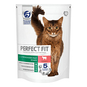  Сухой корм для стерелизованных кошек PERFECT FIT с говядина 650г 