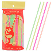  Набор трубочек для коктейля "Зигзаг" 5 шт. (L=26 см) 