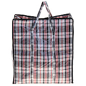  Сумка хозяйственная на молнии, 45 л, цвет чёрный 