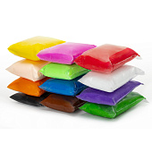  Пластилин супер лёгкий застывающий 12 цветов 120г, 3 стека,  BRAUBERG KIDS, 106306 