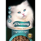 Влажный корм Chammy для кошек Курица в соусе 85 гр 
