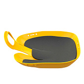  Санки-ледянки с мягкой сидушкой «Вираж», желтые, 39?37см 10919111 