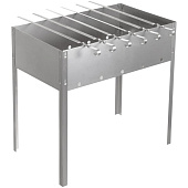 Мангал сборный Стандарт 500х300х500мм + 6 шампуров ст.0,5 в сумке Бастион-Пром Мангал сборный Стандарт 500х300х500мм + 6 шампуров ст.0,5 в сумке Бастион-Пром