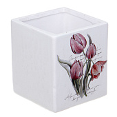  Кашпо Цветы 0,8л 10х9см, керамика INBLOOM 164-358 