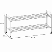  Подставка для обуви Альфа 32 черный ПДОА32Ч 